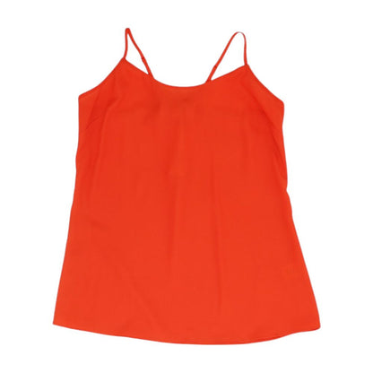 Red Solid Sleeveless Blouse