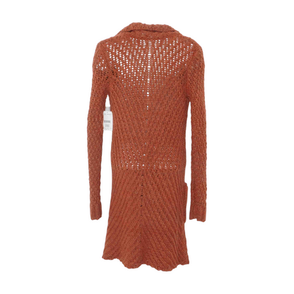 Rust Cardigan Sweater