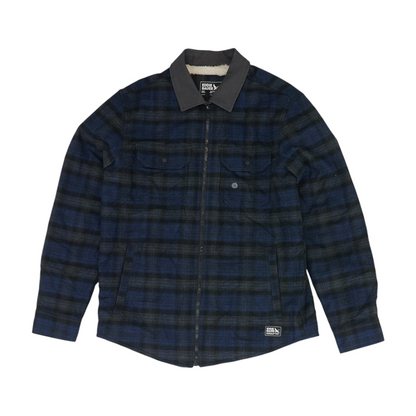 Navy Plaid Jacket