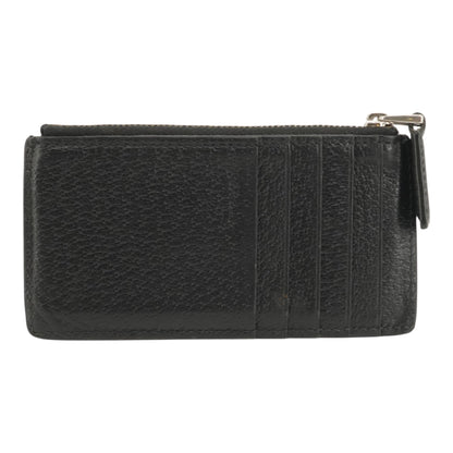 Black GG Marmont Zip Card Case