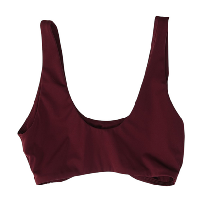 Maroon Swim Top