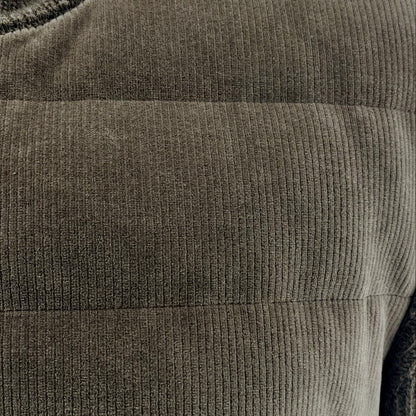 Brown Mixed Media Zip-Front Tricot Cardigan Jacket