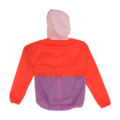 Red Color Block Jacket