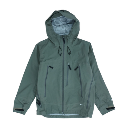 Gray Solid Rain Jacket