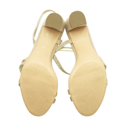 Beige Block Heels