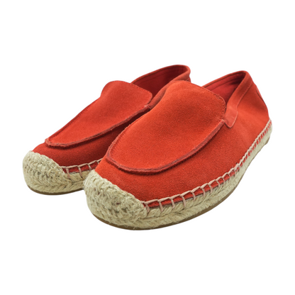 Red Slip-On Flats