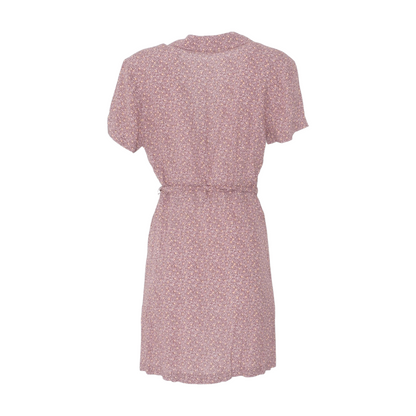 Mauve Floral Mini Dress