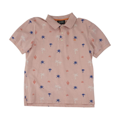 Pink Misc Short Sleeve Polo