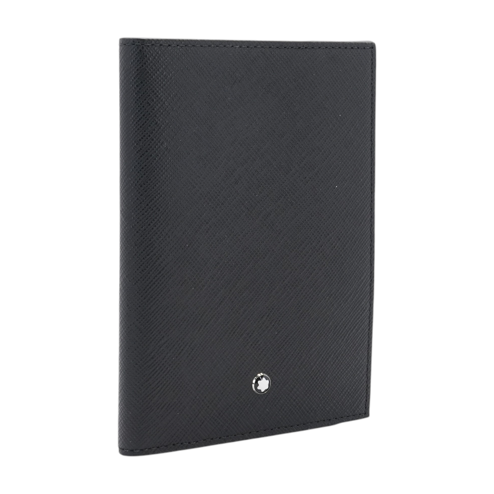 Black Sartorial Passport Holder