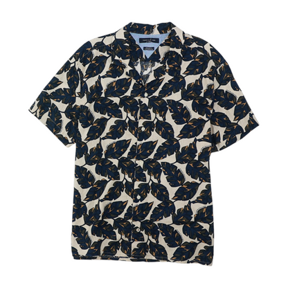 Multi Graphic Short Sleeve Button Down