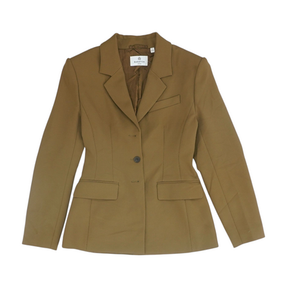 Brown Solid Blazer