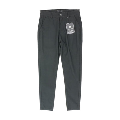 Black Solid Dress Pants
