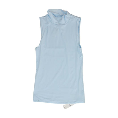 Black Solid Sleeveless Blouse