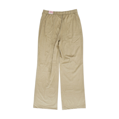 Beige Wide Leg Pants