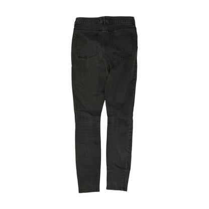 Black High Rise Skinny Leg Jeans