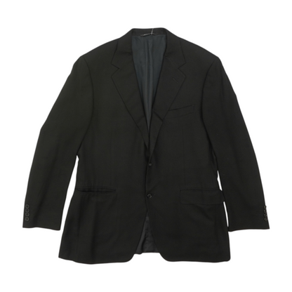 Canali Black Solid Sport Coat – Image 1