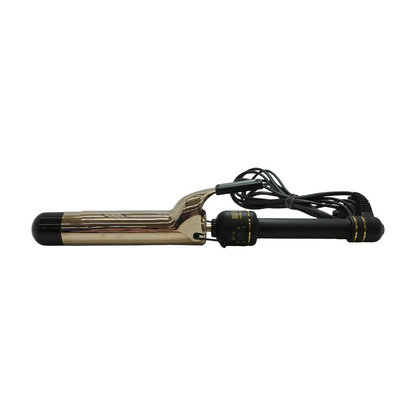 Black 1 1/2" 24K Gold Extended Barrel Curling Iron