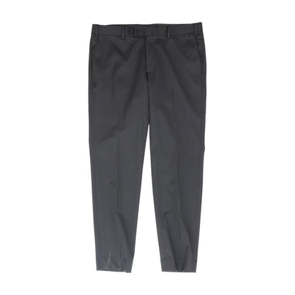 Black Solid Dress Pants