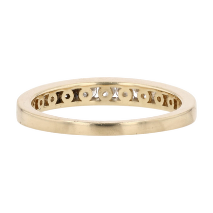 1/6 ctw 14K Yellow Gold Diamond Band Ring