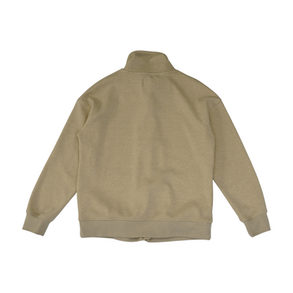 Beige Solid Active Jacket