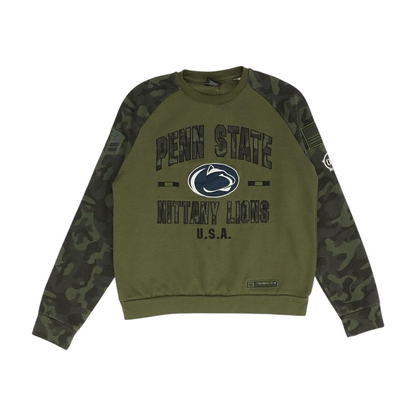 Green Penn State Nittany Lions Camo Sweatshirt Pullover