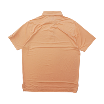 Peach Solid Short Sleeve Polo