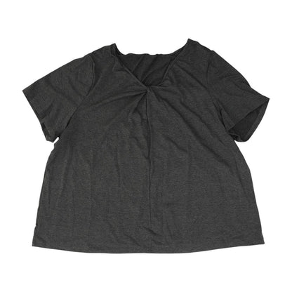 Gray V Neck T-Shirt