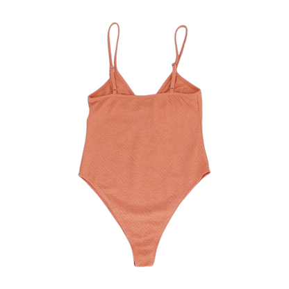 Coral Bodysuit Blouse