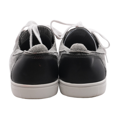 Gray Lace-Up Casual Shoes