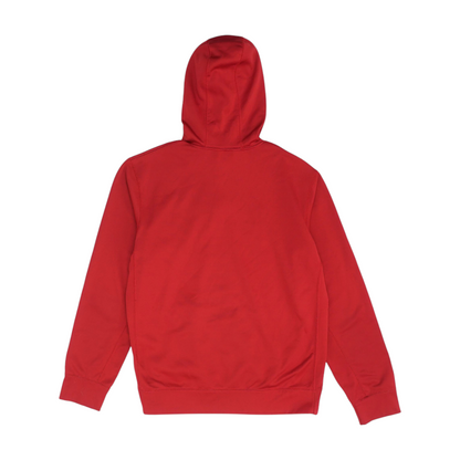Red Solid Hoodie Pullover