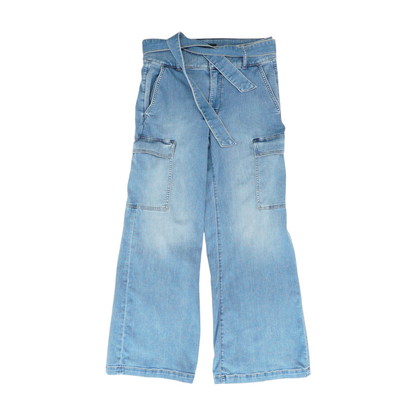 Blue Wide Leg Jeans