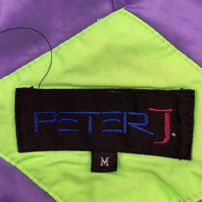 Vintage Color-Block Puffer Jacket