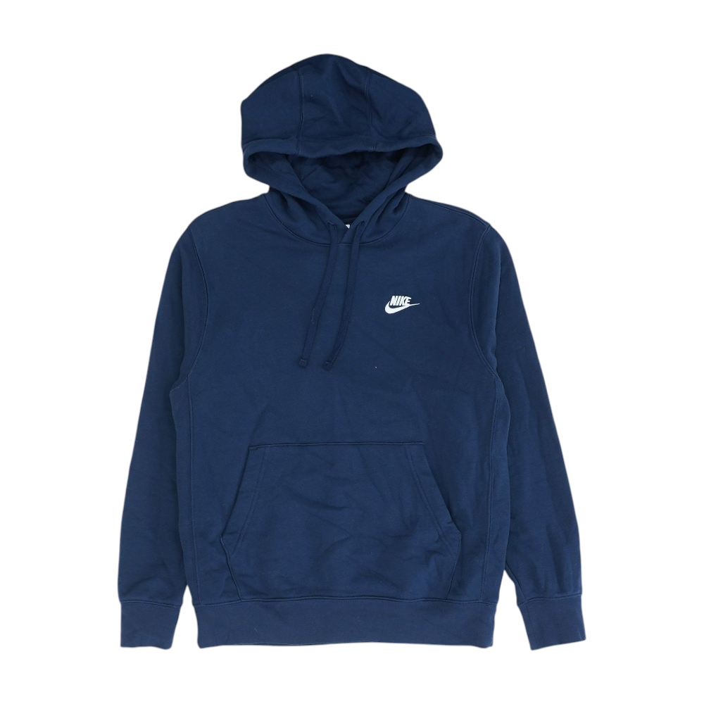 Navy Solid Hoodie Pullover