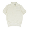 Tan Solid Short Sleeve Polo