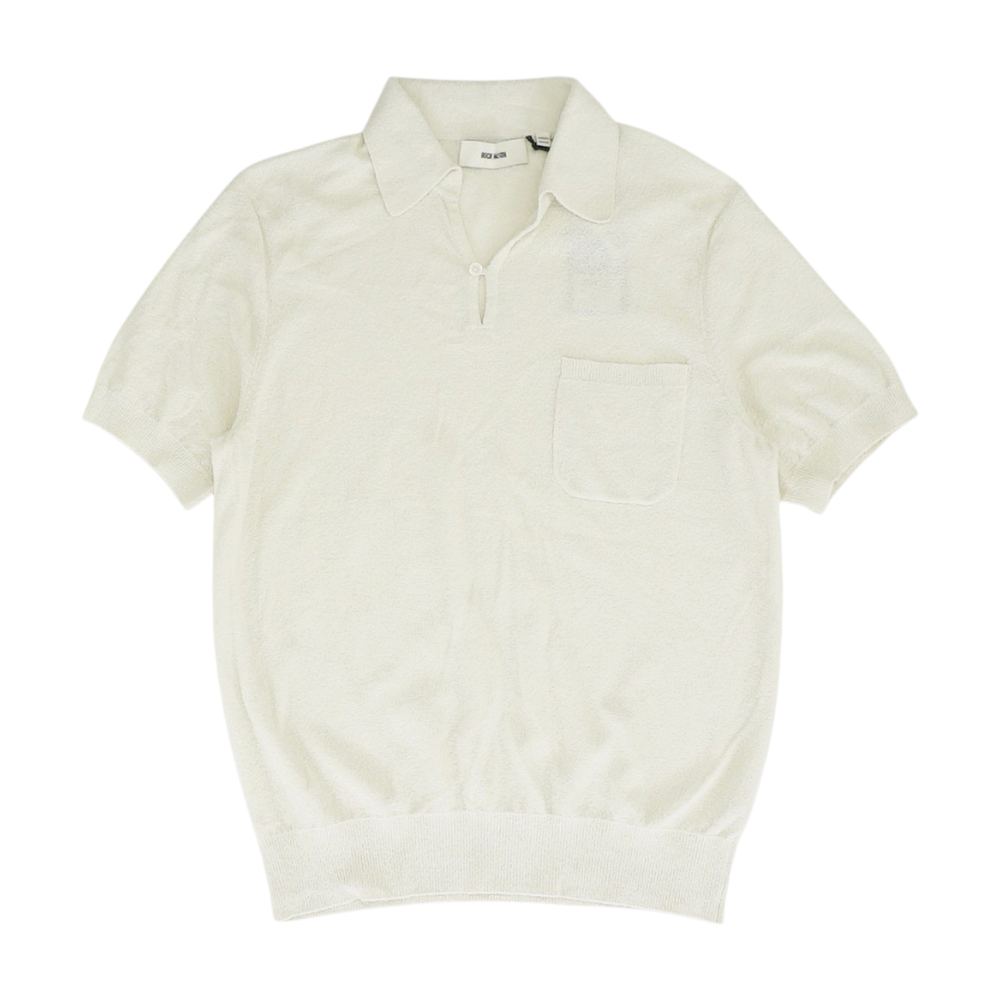 Tan Solid Short Sleeve Polo