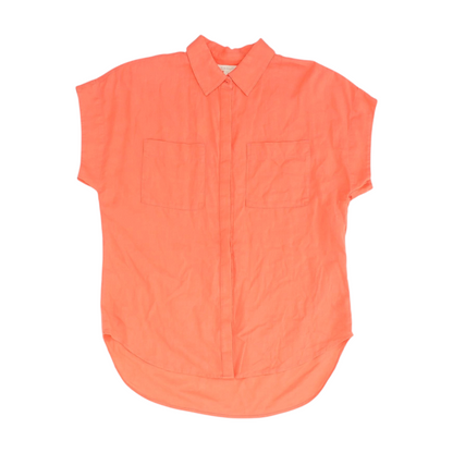 Coral Button Down