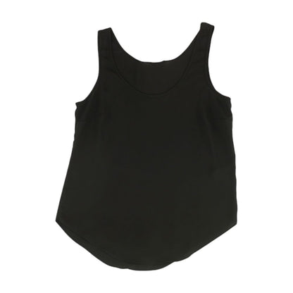 Black Solid Sleeveless Blouse