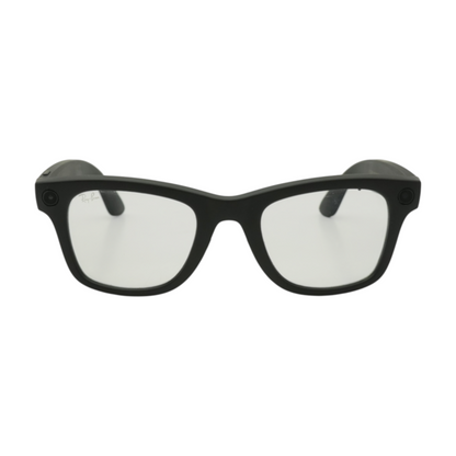 Black Wayfarer Smart Glasses