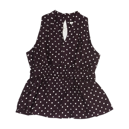 Purple Polka Dot Blouse