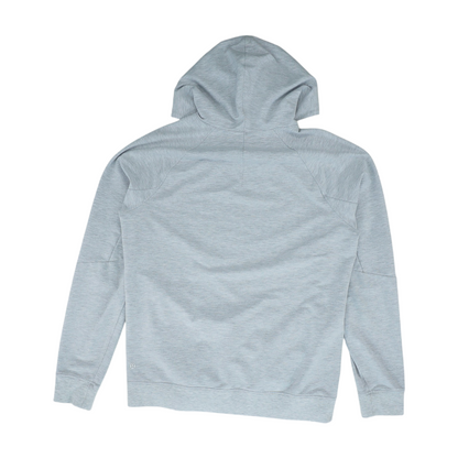 Gray Solid Hoodie Pullover