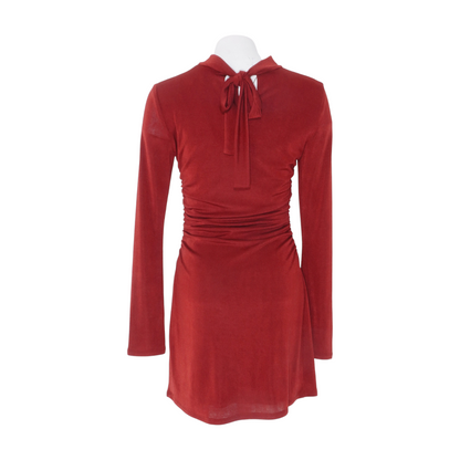 Maroon Mini Dress