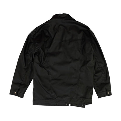 Black Faux Leather Jacket