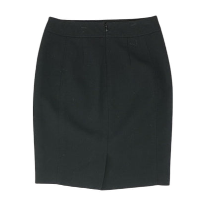 Black Solid Mini Skirt