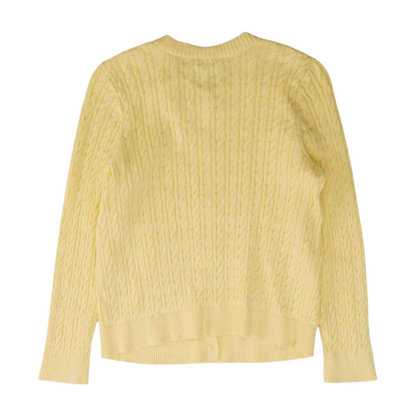 Yellow Petite Cardigan Sweater