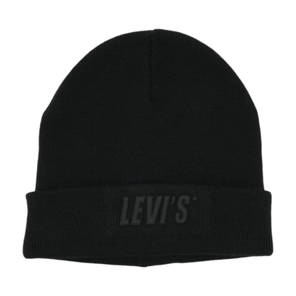 Levi's Black Beanie – Image 1
