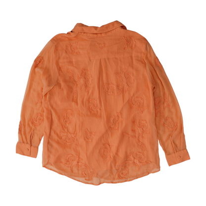 Orange Button Down