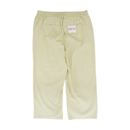 Beige Plus Wide Leg Pants