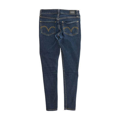 Navy Solid Skinny Leg Jeans