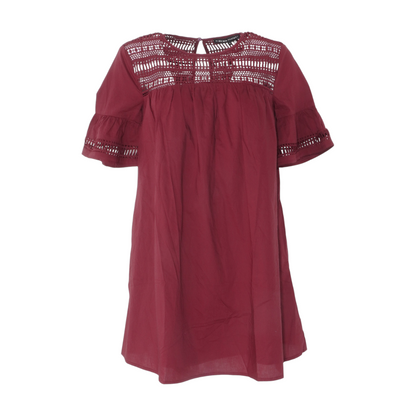 Maroon Mini Dress