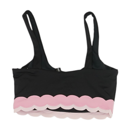Black Swim Top